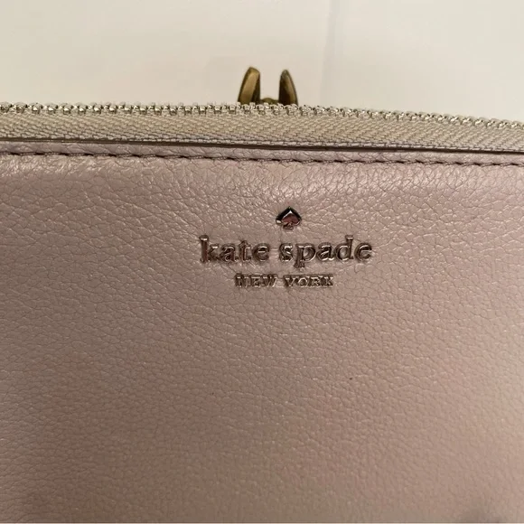 Kate Spade Jackson Zip Around Continental Wallet in Taupe Greige Colorway - Picture 11 of 12